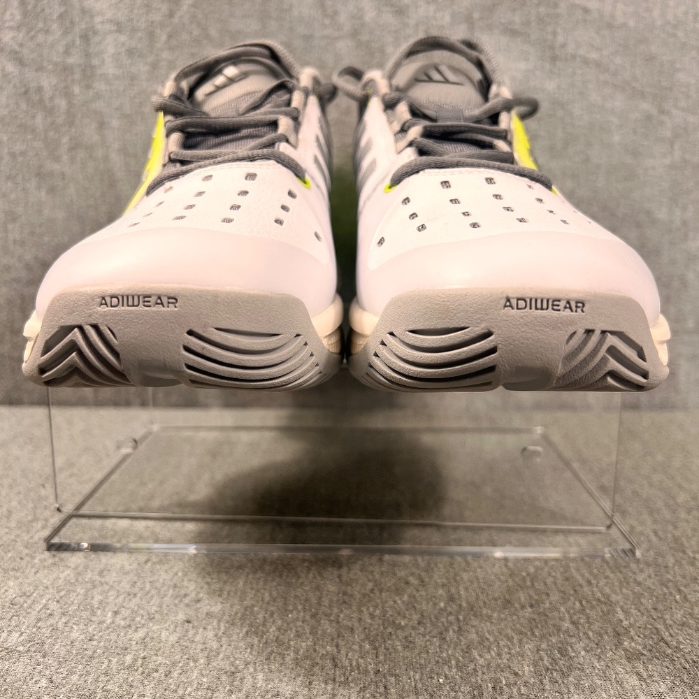 Adidas Court Adituff Pickleball White Lucid Lemon Sneakers Tennis Sz 10 Athletic - Picture 3 of 10